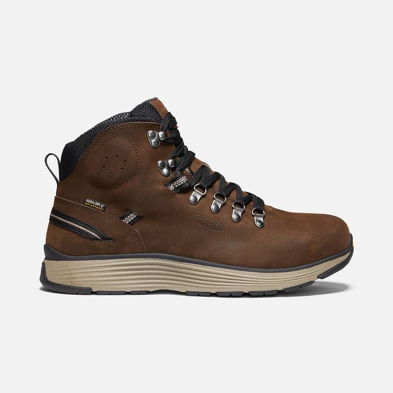 Keen Manchester WP 6" Aluminum Toe Arbeitsschuhe Herren DE-52014 Cascade Brown/Brindle - Keen Herren